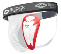 Shock Doctor Jockstrap Core Supporter - BioFlex Testicular Protector, Adult Male, Boxing MMA Hockey