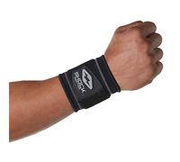 Shock Doctor Unisex's Compression Knit With Strap Wrist Sleeve, Black, Small