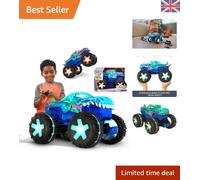 Shock Resistant 1:15 Scale Mega-Wrex RC Truck - Interactive Fun for Ages 5+