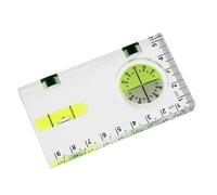 Shock Resistant ABS Angles Measurer with Attachment and Night Visible Scale for Workshop Applications Glowing in Dark Angles Measuring Tool