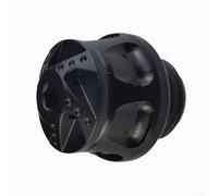Shock Resistant Aluminum Cup for Front Fork Protection Compatible with Standard Motorcycle Scooter and E-Bike Fork Dimensions (Black)