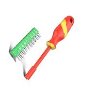 Shock Resistant Insulated Driver Bit Collection Set Various Dimensions Repair Insulated Driver Bits Variety Pack for Electrical Maintenance and Appliances