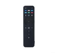 Shock Resistant Silicone Cover for VIZIO XRT260 Remote Washable ABS Construction and Lanyard for Reduced Loss Risk (Black)