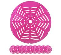 Shock Screens Deodorizer - Odor Control Urinal Mats Deodorizer | 10x Reduced Urinal Screen, Toilet Pads for Long Lasting Toilet, Reduce Cake Orin