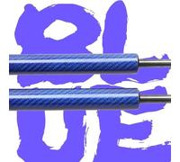 Shock Strut 2pcs Rear Tailgate Damper For A4 B8 For Avant 2008-2016 Without Power Tailgate WITH SPRING Trunk Boot Gas Charged Gas Struts Gas Lift Struts(Blue Carbon Fiber)