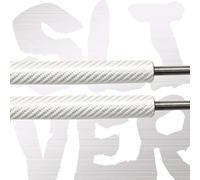 Shock Strut 2pcs Rear Tailgate Damper For A4 B8 For Avant 2008-2016 Without Power Tailgate WITH SPRING Trunk Boot Gas Charged Gas Struts Gas Lift Struts(Sliver Carbon Fiber)