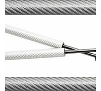 Shock Strut For Mitsubishi For Chariot For Grandis N84W For Wagon 1997-2003 Boot Lift Supports Gas Struts Shocks Rear Tailgate Dampers MR415173 MR415174 Gas Lift Struts(Silver carbon fiber)