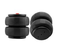 Shock Suspension 2x Standard 2600lbs Air Spring Suspension Bellows Heavy Duty 1/2"npt Single Port For Chevrolet For Silverado HD And For Sierra HD Shock Absorbers