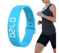 Shock Watch Alarm Clock - Silent Bracelet with Timer | Wearable Calorie Step Counter Watch | for Kids Couples Daily Sleep Travel Home Bed Bedroom Napping Walking Medication