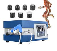 Shock Wave Therapy Machine, 10 bar Pneumatic Therapy Machine Shockwave, 7 Massage Head, Deep Muscle Massager for Joint Muscle Pain Relief, Muscle and Bone Tissue