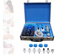 Shock Wave Therapy Machine, Adjustable Intensity Physical Therapy Device with 7 Massage Heads and Storage Case for Home and Salon Use