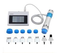 Shock Wave Therapy Machine,ED Shockwave Therapy Device with 1 Handle and 7 Probes, Adjustable 1-18HZ Frequency and 10-300MJ Energy, Deep Into Skin 8 Cm, Non-invasive, for Body