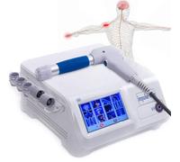 Shock Wave Therapy Machine, Extracorporeal Device with 5 Massage Heads, 12 Modes, 1-22Hz Frequency, Effectively Treats Shoulder Pain, Plantar Fasciitis