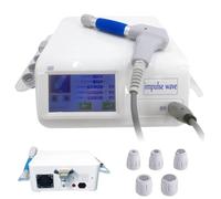 Shock Wave Therapy Machine for Pain Relief - Massager with 5 Interchangeable Heads | Acoustic Wave Device for Muscle & Tissue Massage (E-D Model)
