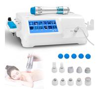 Shock Wave Therapy Machine, Physiotherapy Instrument, ED Adjustable Power Massager for Pain Relief, 12 Modes, with 10 Massage Heads and HD Display