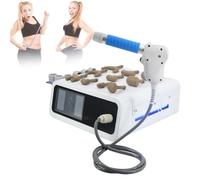 Shock Wave Therapy Machine Shockwave Therapy Device with 9 Massage Heads 16 Levels of Intensity Adjustment And 0.5-12.0Bar Working Strength for Pain Relief And Body Shaping