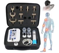 Shock Wave Therapy Machine with 17 Massage Heads, Energy Regulation 10-300MJ, Deep Tissue Massager for Back, Shoulder, and Waist Relief
