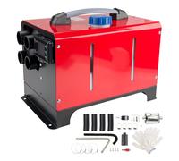 ShockFlo 12V 5KW Diesel Air Heater, All in One Diesel Night Heater with Remote Control, Silencer and LCD Display, Fast Heating, for RV Truck, Motorhomes, Boat, Bus, Car Trailer, Caravans