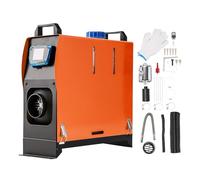 ShockFlo 12V 5KW Diesel Air Heater with Remote Control & LCD Display, All-in-One Single Hole Parking Heater for Car Van Campervan Motorhome Truck Bus Boat, Quiet & Low Fuel Consumption