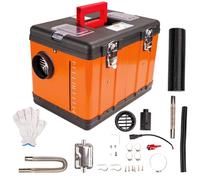 ShockFlo 5KW 12V Portable Diesel Air Heater, 2024 upgrade Toolbox Diesel Heater All-in-One Parking Heater, With Constant Temperature Timing With LCD Switch & Remote Control -Red