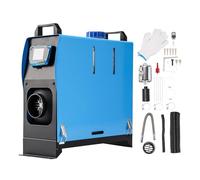 ShockFlo Diesel Heater 5kw 12v,With Built-in LCD Thermostat All-in-One Single Bore Camping Diesel Heater for campervan,Suitable for Trucks, Boats, Caravans, Buses, Motorhomes,Blue