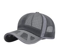 Shocking Caps Unisex Classic Low Profile Mesh Baseball Cap Soft Unconstructed Size Dad Hat Cool Caps for Men (Dark Gray, One Size)