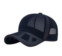 Shocking Caps Unisex Classic Low Profile Mesh Baseball Cap Soft Unconstructed Size Dad Hat Cool Caps for Men (Navy, One Size)
