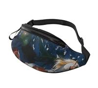 Shocking Running Horse Printed Fanny Pack for Men Women Crossbody Waist Bag Pack Bum Bag with Adjustable Strap for Hiking Running Travel Cycling