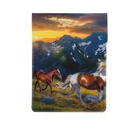 Shocking running horse Printed Laptop Sleeve Bag 13-Inch - Leather Laptop Sleeve Case Shockproof Protective Computer Cover Bag