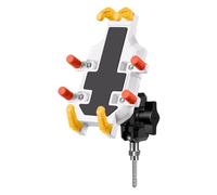 Shockproof Bike Phone Mount Adjustable Angles Mechanism Slip Proof Grip Hybrided Construction Road Tested Bracket Holder for Motorcycles Bicycles