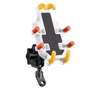 Shockproof Bike Phone Mount Adjustable Angles Mechanism Slip Proof Grip Hybrided Construction Road Tested Bracket Holder for Motorcycles Bicycles