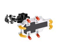 Shockproof Bike Phone Mount Adjustable Angles Mechanism Slip Proof Grip Hybrided Construction Road Tested Bracket Holder for Motorcycles Bicycles