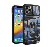 Shockproof Case Compatible With iPhone 13 in Sea Blue Hybrid Armor Cover