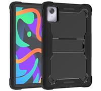 Shockproof Case for Lenovo Tab M11 11 inch TB-330FU/TB-331FC,3 Layers Heavy Duty Full-Body Protective Case w Stand for Xiao Xin Pad (2024) 11 inch (Black)