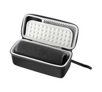 Shockproof Case For Speakers Box With Soft Lining Interior And Meshes Pocket Easy Portability Waterproof Holder