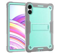 Shockproof Case for Xiaomi Redmi Pad Pro 12.1 inch,3 Layers Heavy Duty Full-Body Protective Case w Stand for Xiaomi Poco Pad 12.1 (Mint Green)