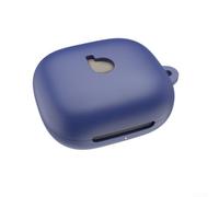 Shockproof Cover for Beats Powerbeats Pro Soft Silicone Bumper for Ultra for Slim Fit Case with Keychain Orange(Blue)