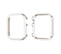 Shockproof Frame Cover Compatible with Apple Watch Series 6 40mm, Aluminum Alloy Metal Case for Women Ladies Lightweight Thin Hard Protective Cases Compatible with 40mm Apple Watch SE Series 6/5/4