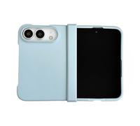 Shockproof Hard Phone Case Slim Solid Color Fits for 18 Fold | Premium hard PC offers shockproof hinge protection, slim matte finish for folding screens Sky Blue