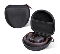 Shockproof Headphone Hard Case for Travel - EVA Storage Box for Wireless Headsets Anti-Scratch 15cm(Black)