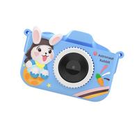 Shockproof Kids Camera With Double Cameras Auto Focusing 28 Photo Frames Music Playback Learning Games Easy Grip Design Focusing Children's Photography Camera