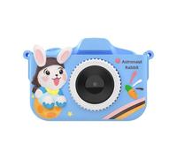 Shockproof Kids Camera With Double Cameras Auto Focusing 28 Photo Frames Music Playback Learning Games Easy Grip Design Creative Gift Camera For Boys Girls