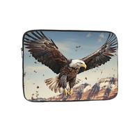 Shockproof Laptop Sleeve Slim Protective Cover An eagle flies over Laptop Case Carrying Computer Bag 15 inch