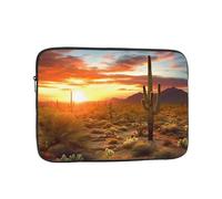 Shockproof Laptop Sleeve Slim Protective Cover Cactus Desert Sunset Laptop Case Carrying Computer Bag 10 inch
