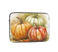 Shockproof Laptop Sleeve Slim Protective Cover Fall Watercolor Pumpkins Laptop Case Carrying Computer Bag 15 inch