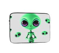 Shockproof Laptop Sleeve Slim Protective Cover Green alien Laptop Case Carrying Computer Bag 13 inch