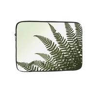 Shockproof Laptop Sleeve Slim Protective Cover natural plant silhouette fern leaf Laptop Case Carrying Computer Bag 12 inch