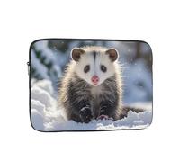 Shockproof Laptop Sleeve Slim Protective Cover Opossum In Snow Laptop Case Carrying Computer Bag 12 inch