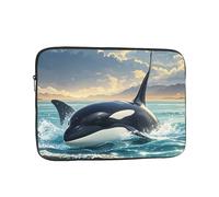 Shockproof Laptop Sleeve Slim Protective Cover Orca Killer Whale Laptop Case Carrying Computer Bag 15 inch