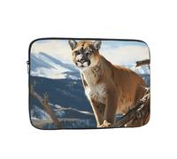 Shockproof Laptop Sleeve Slim Protective Cover Panther Mountain Lion Laptop Case Carrying Computer Bag 17 inch